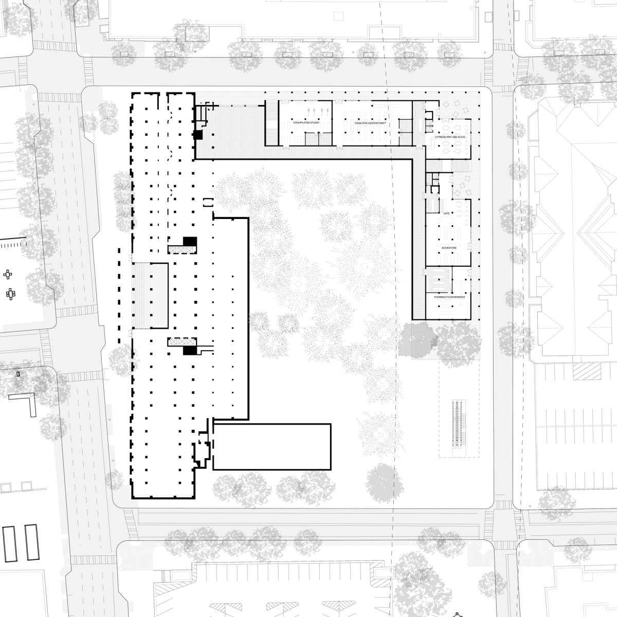 Arcade level plan.