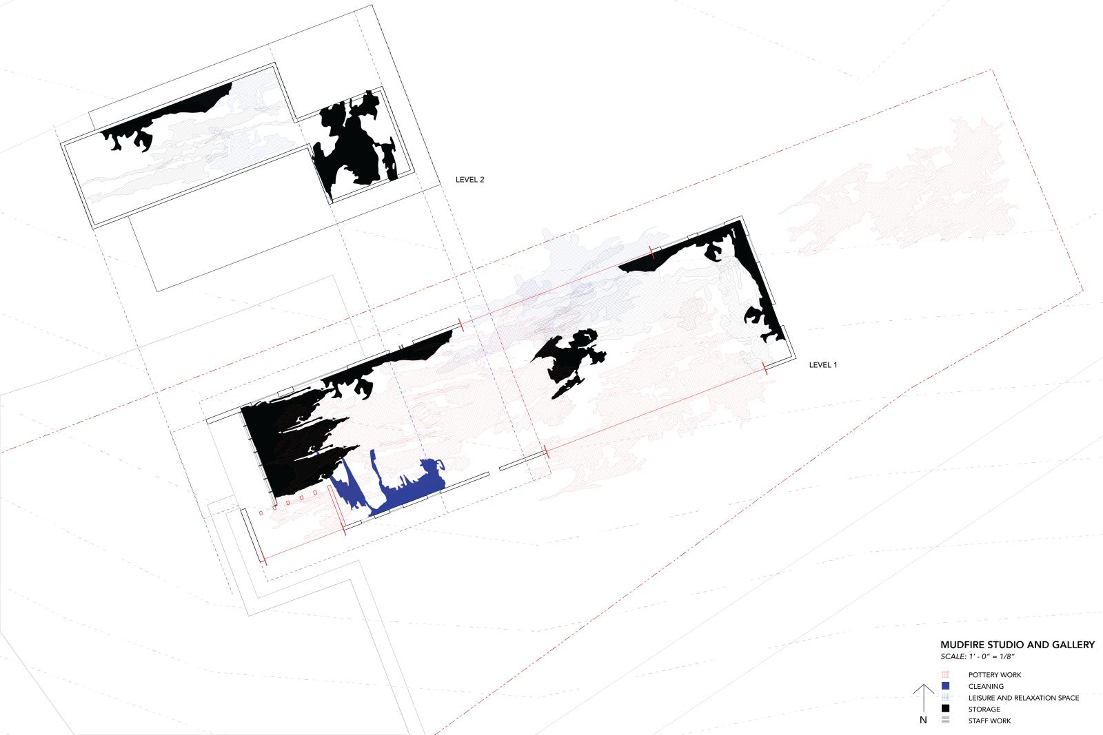 Existing program and floor plan.