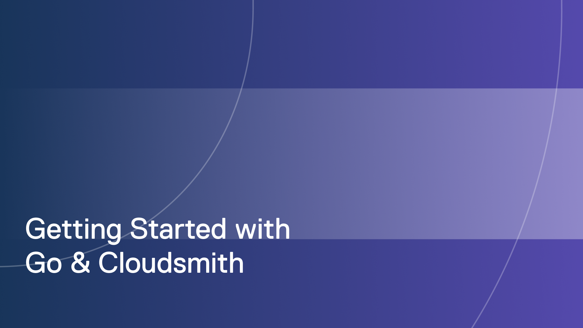Getting started with Go and Cloudsmith