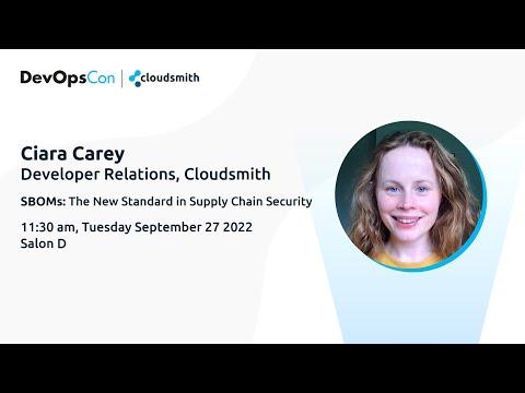 SBOMs The New Standard in Supply Chain Security - DevOpsCon NY 2022