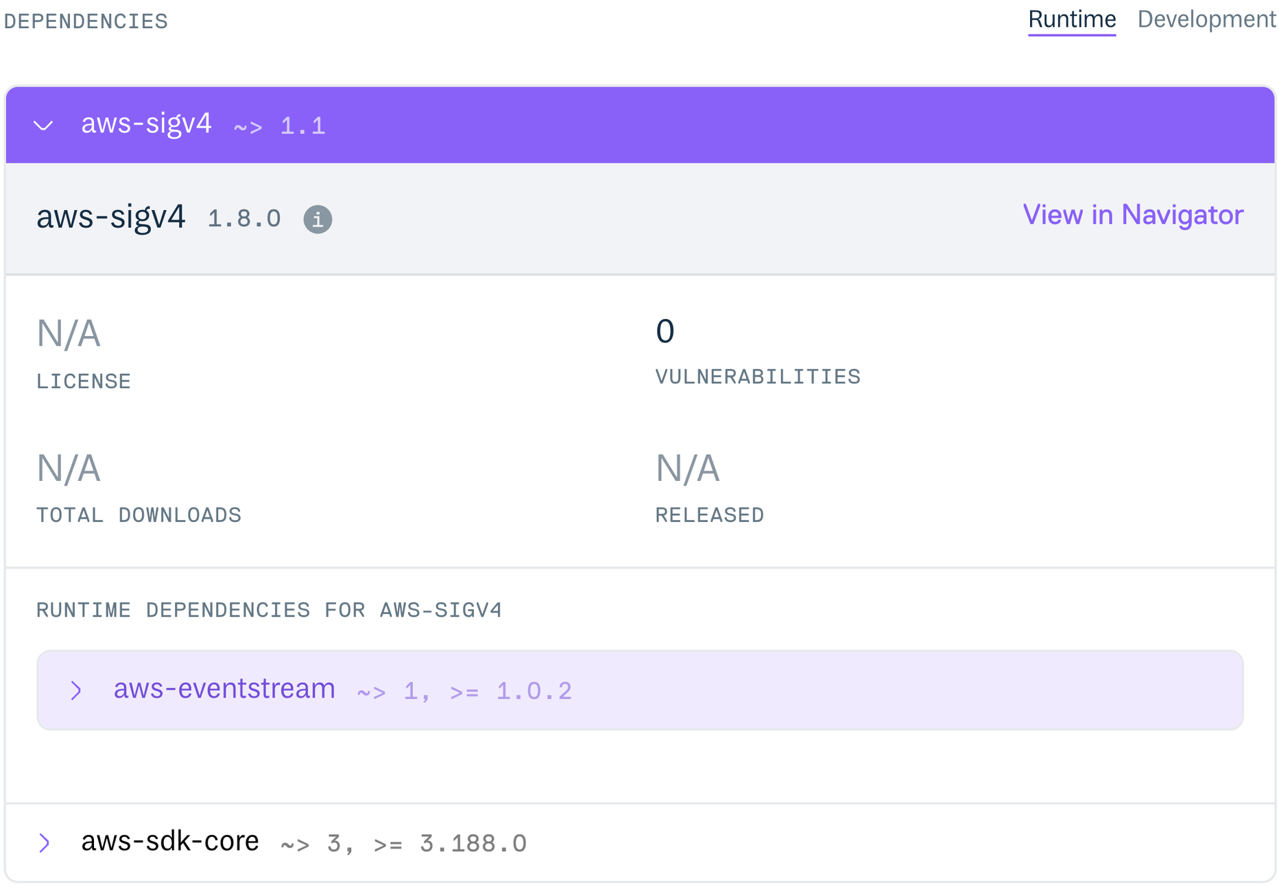 package quality scores