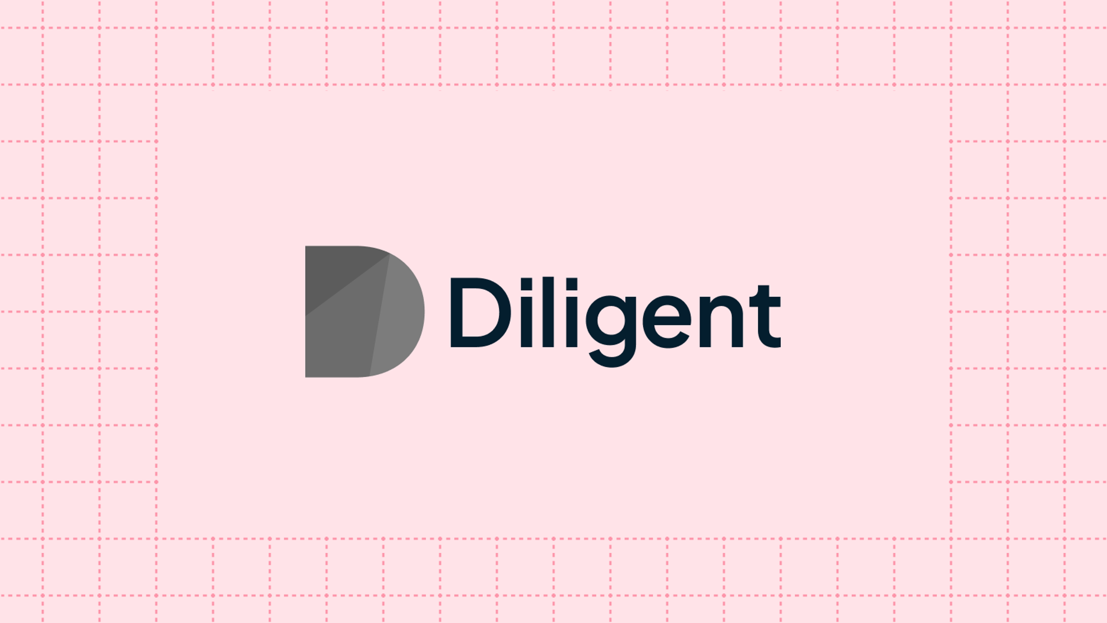 Diligent logo set on a dark background