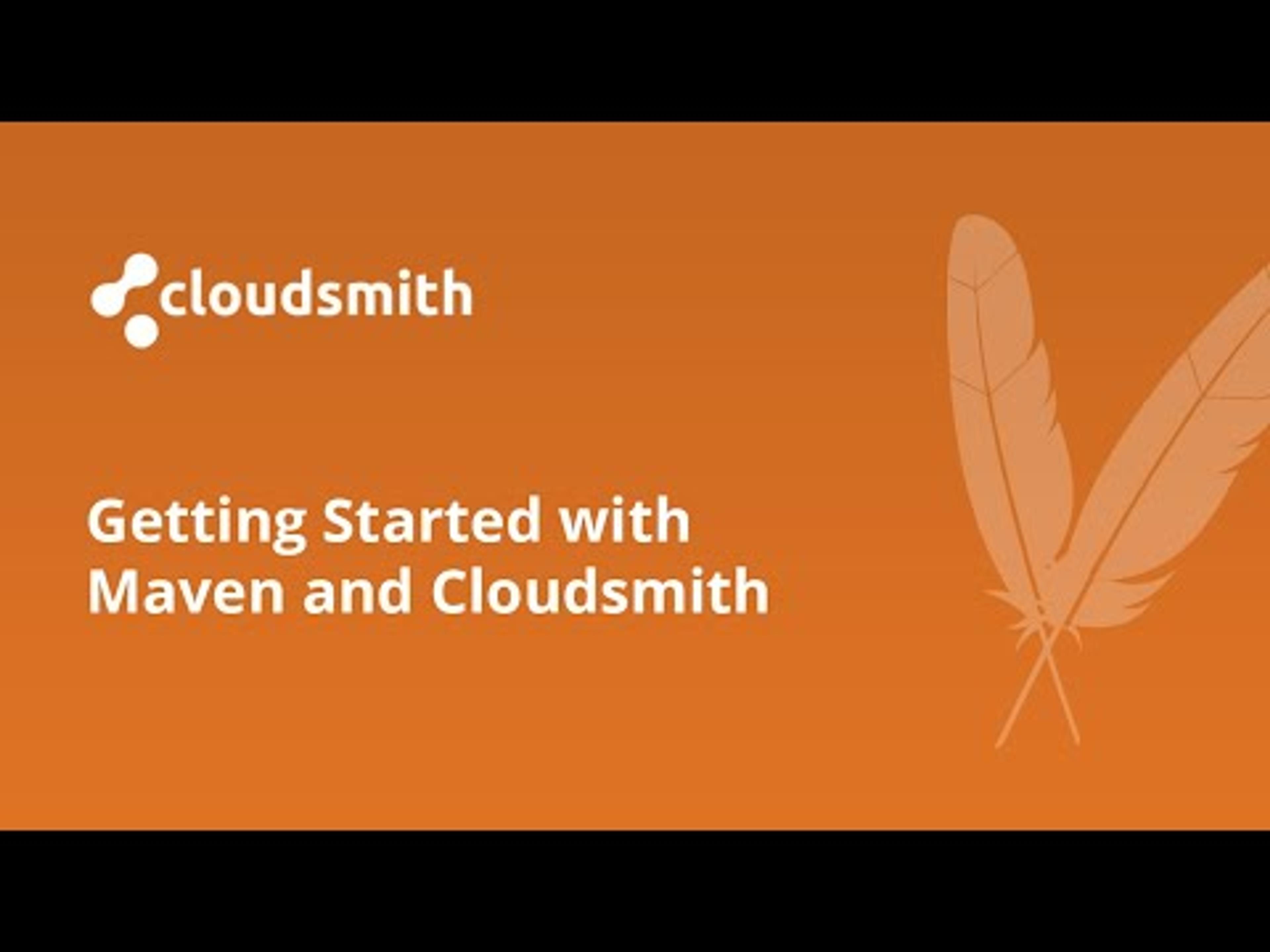 Getting Started with Maven and Cloudsmith