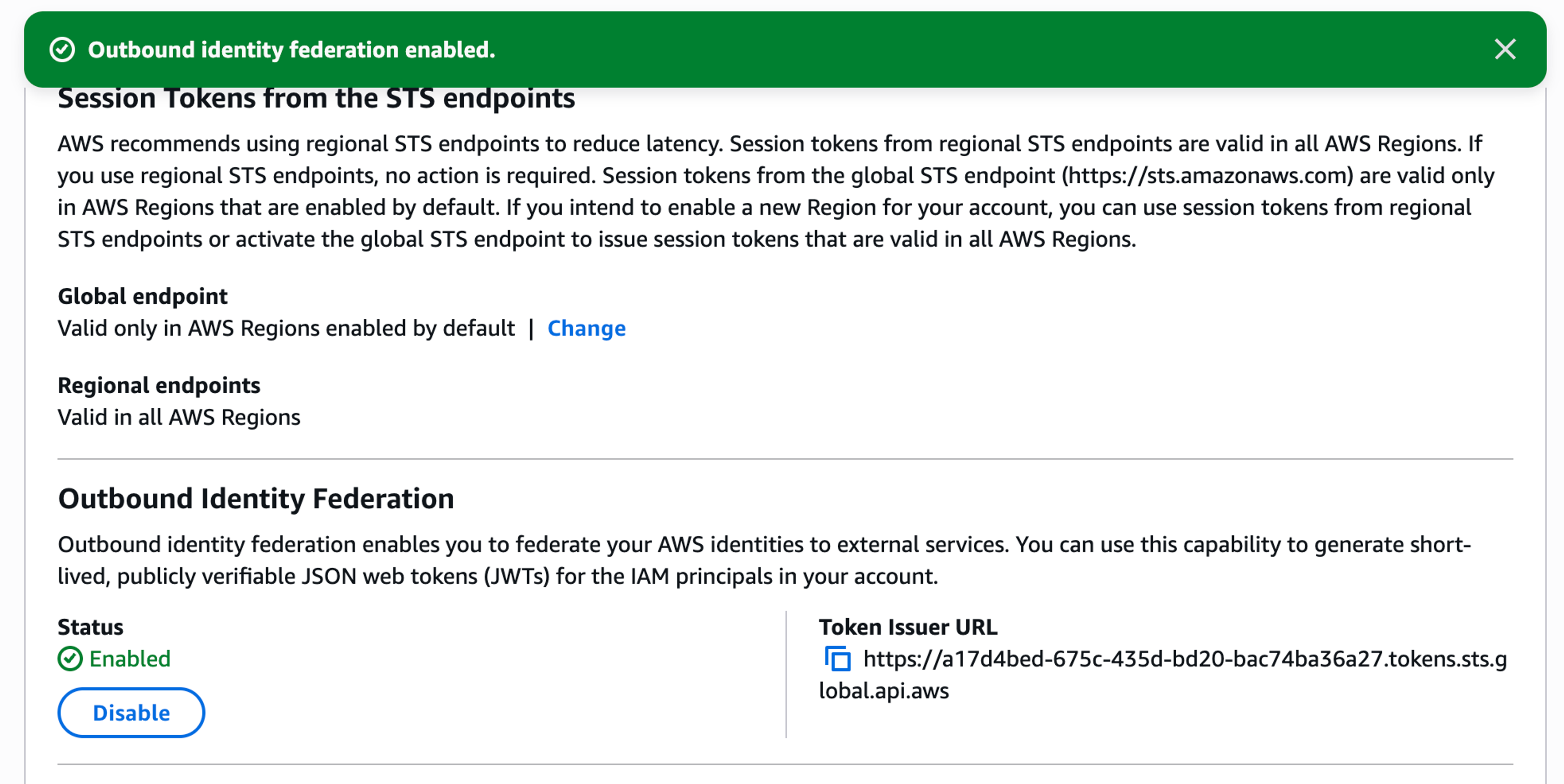 AWS Cloudsmith integration enabled