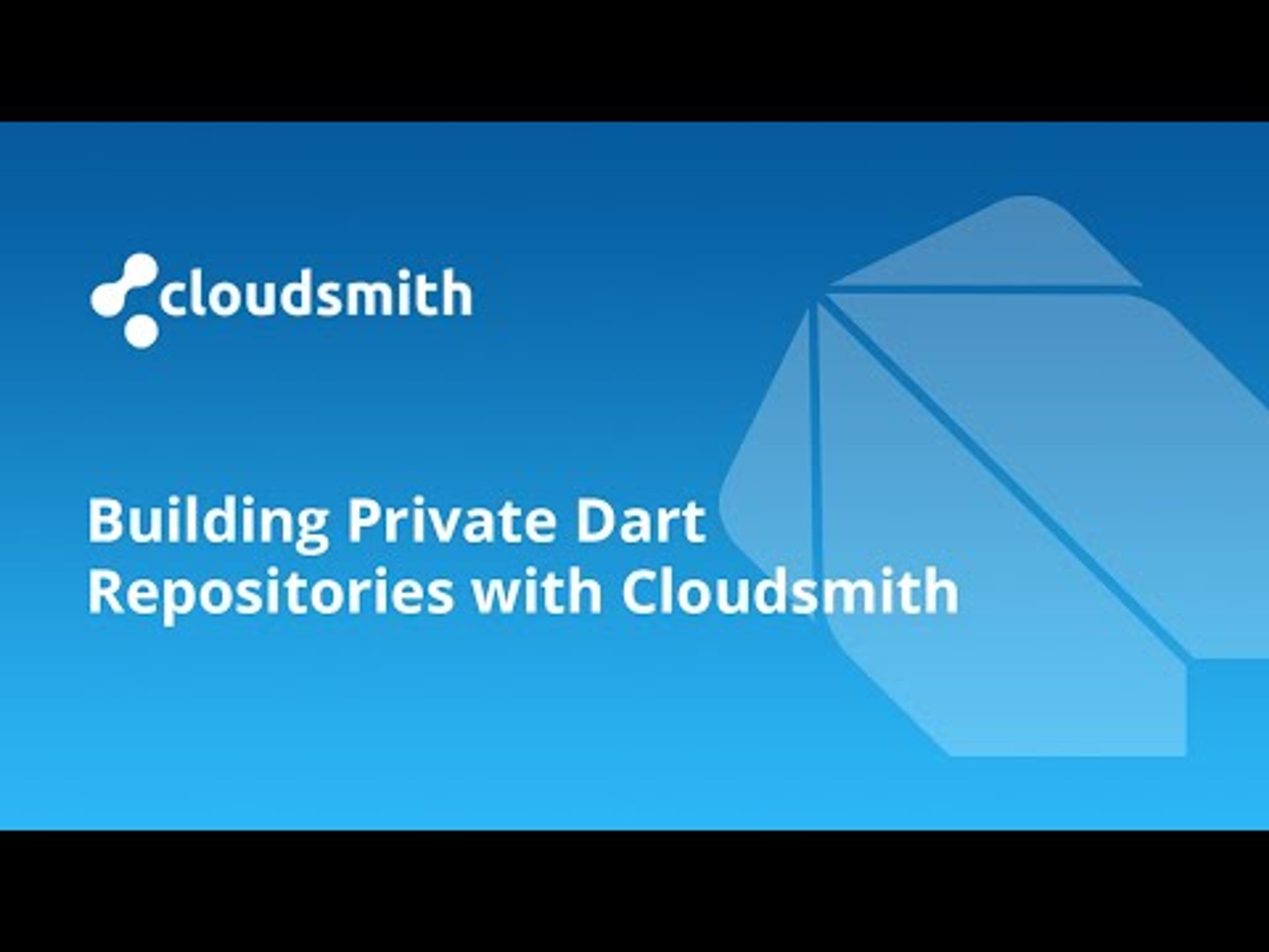Building Private Dart Repositories With Cloudsmith