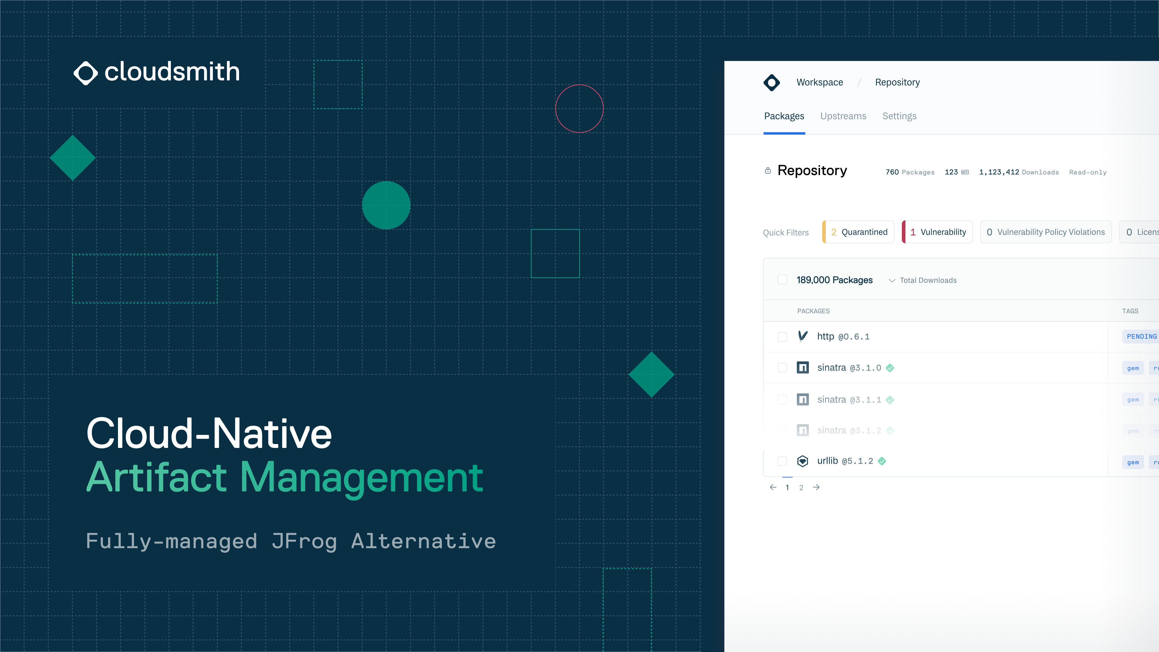Fully-Managed JFrog Alternative