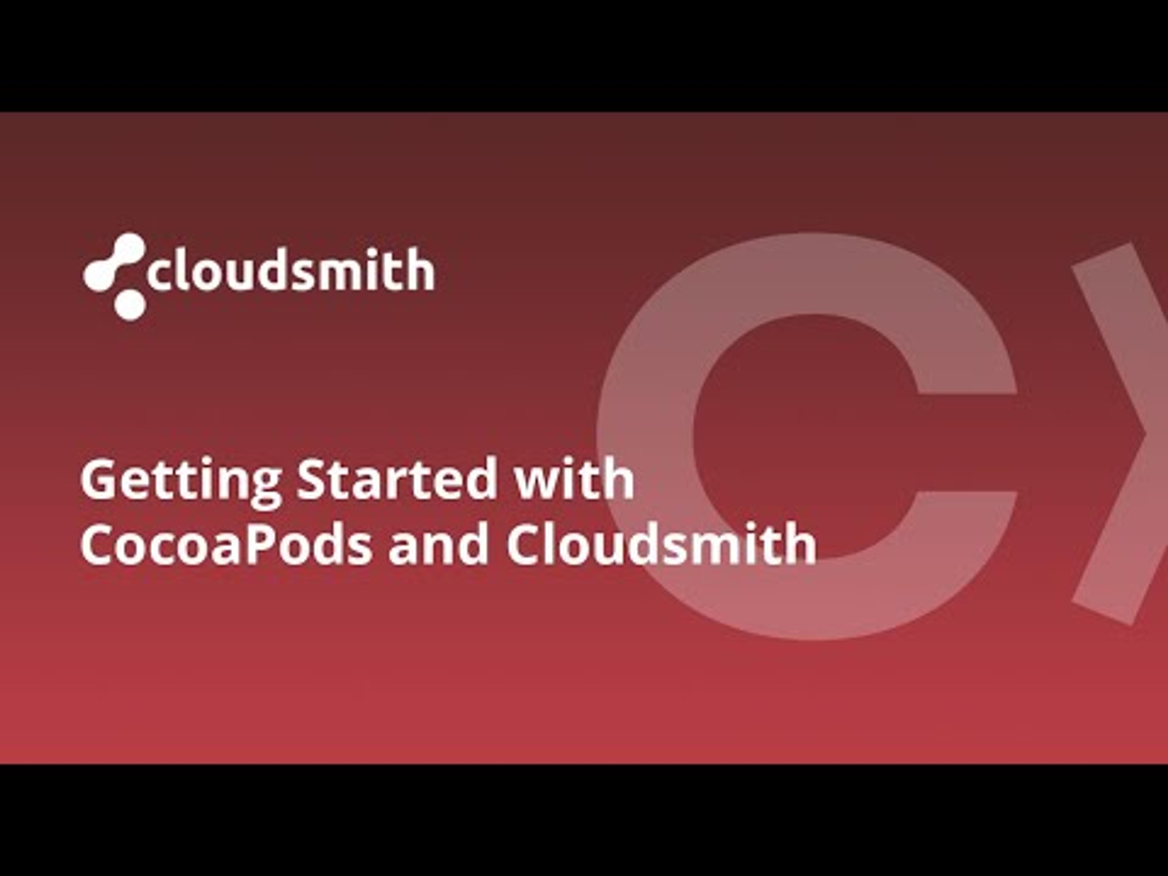 Getting Started with CocoaPods and Cloudsmith