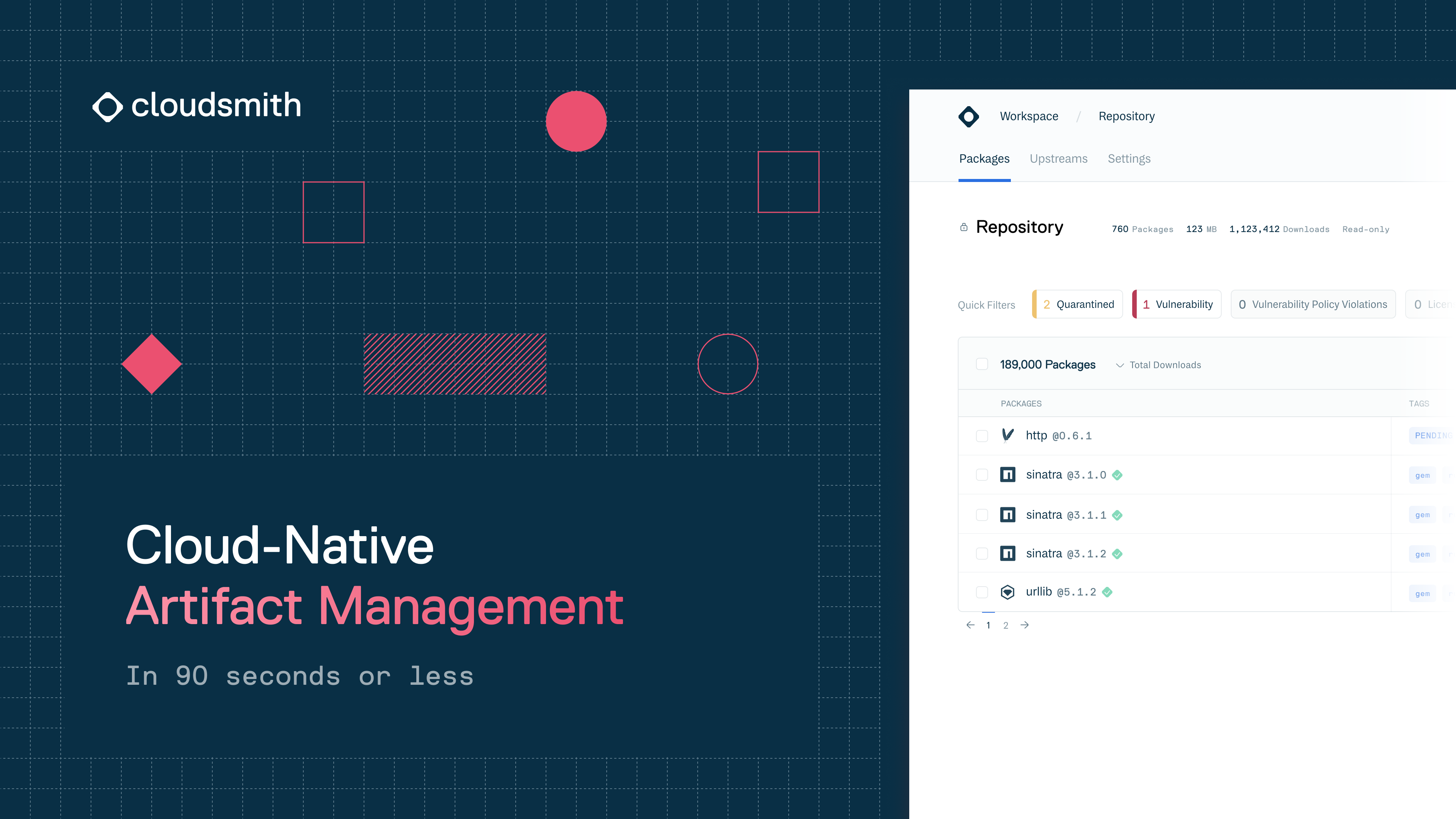 Artifact management with Cloudsmith