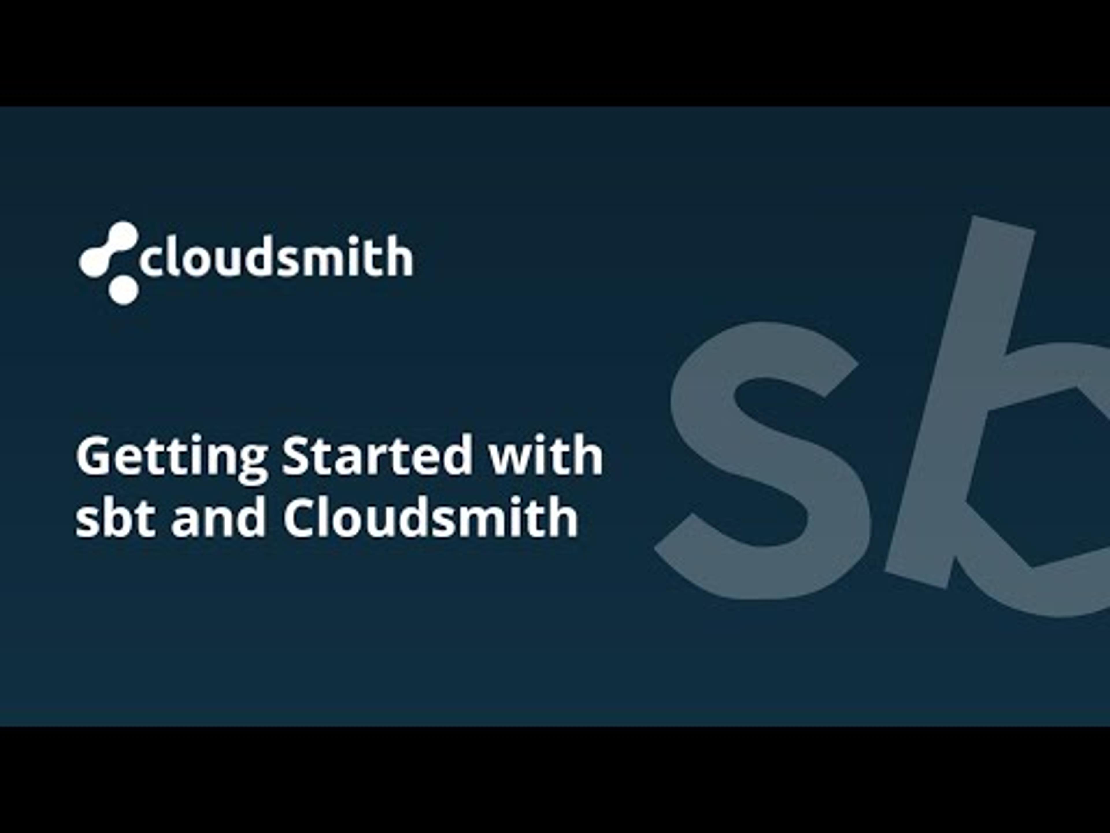 Getting Started with sbt and Cloudsmith