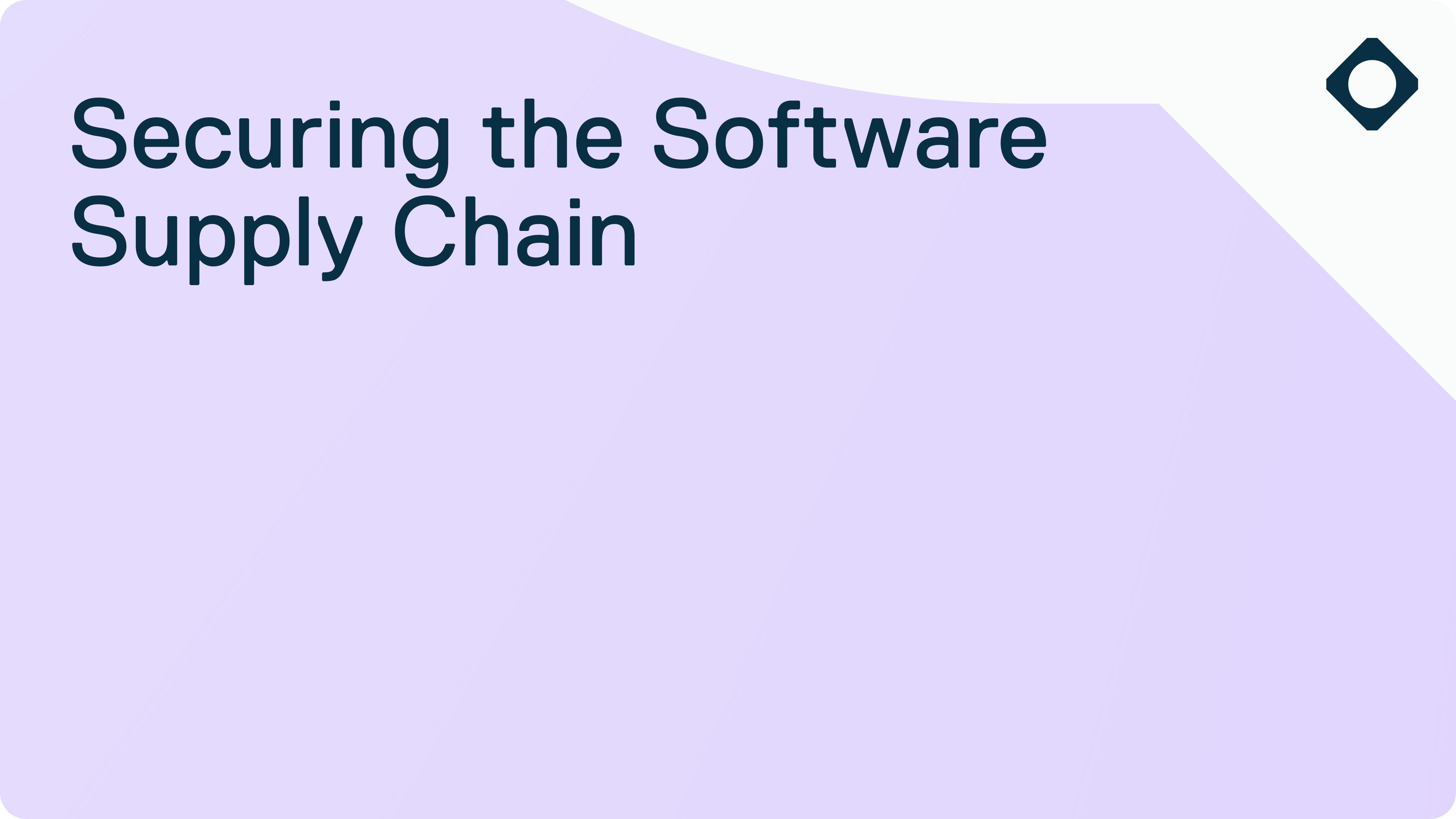Securing The Software Supply Chain