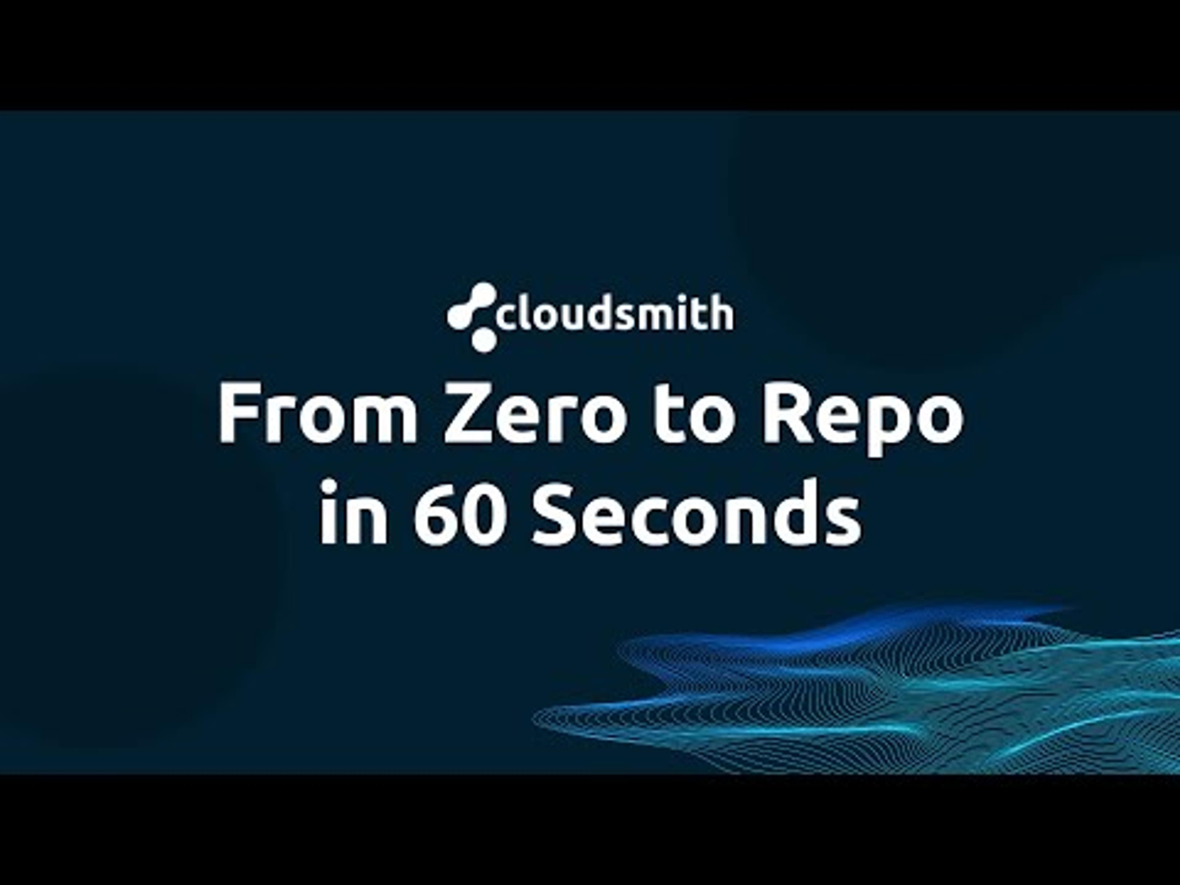 From Zero to Repo in 60 Seconds