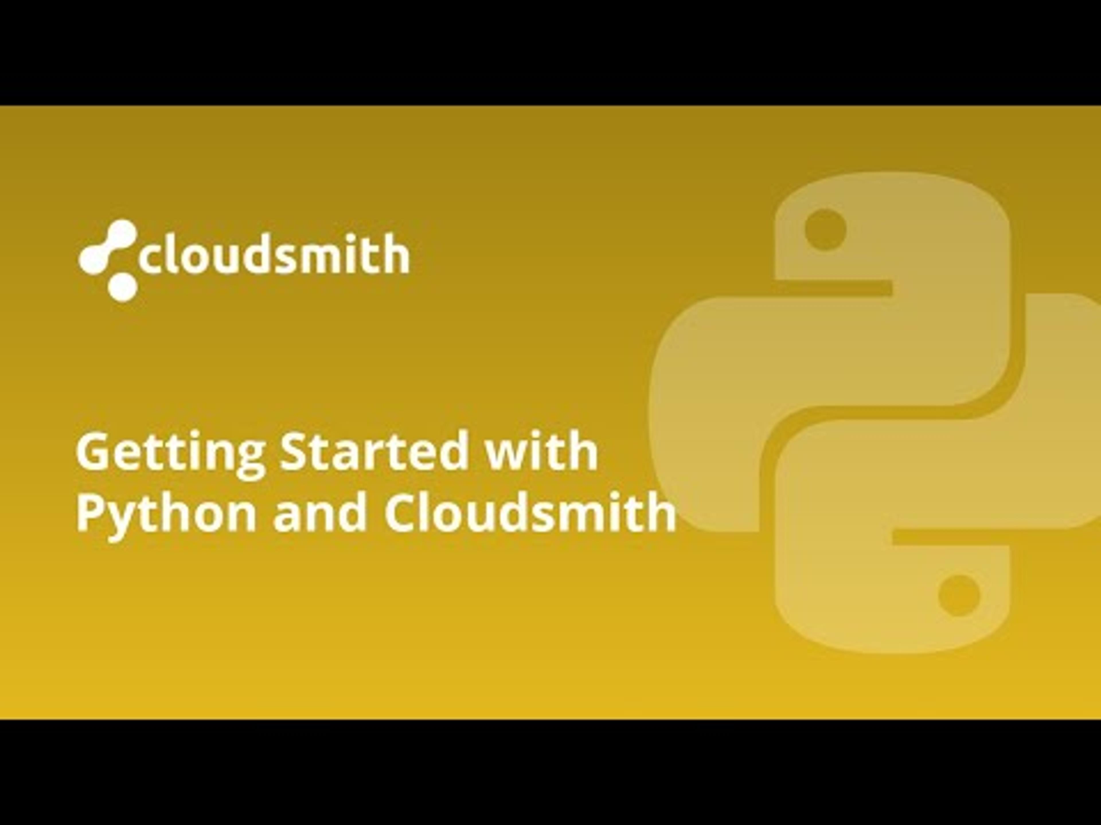 Getting Started with Python and Cloudsmith