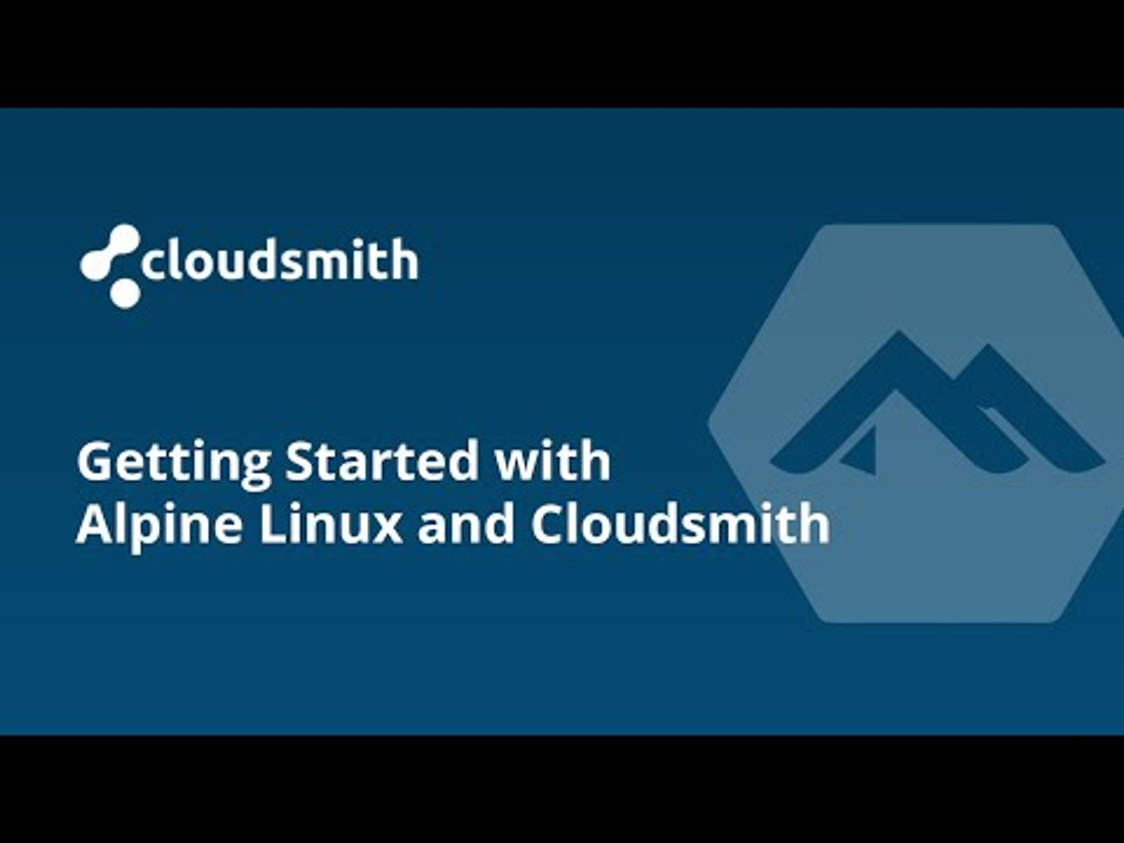 Getting Started with Alpine Linux and Cloudsmith