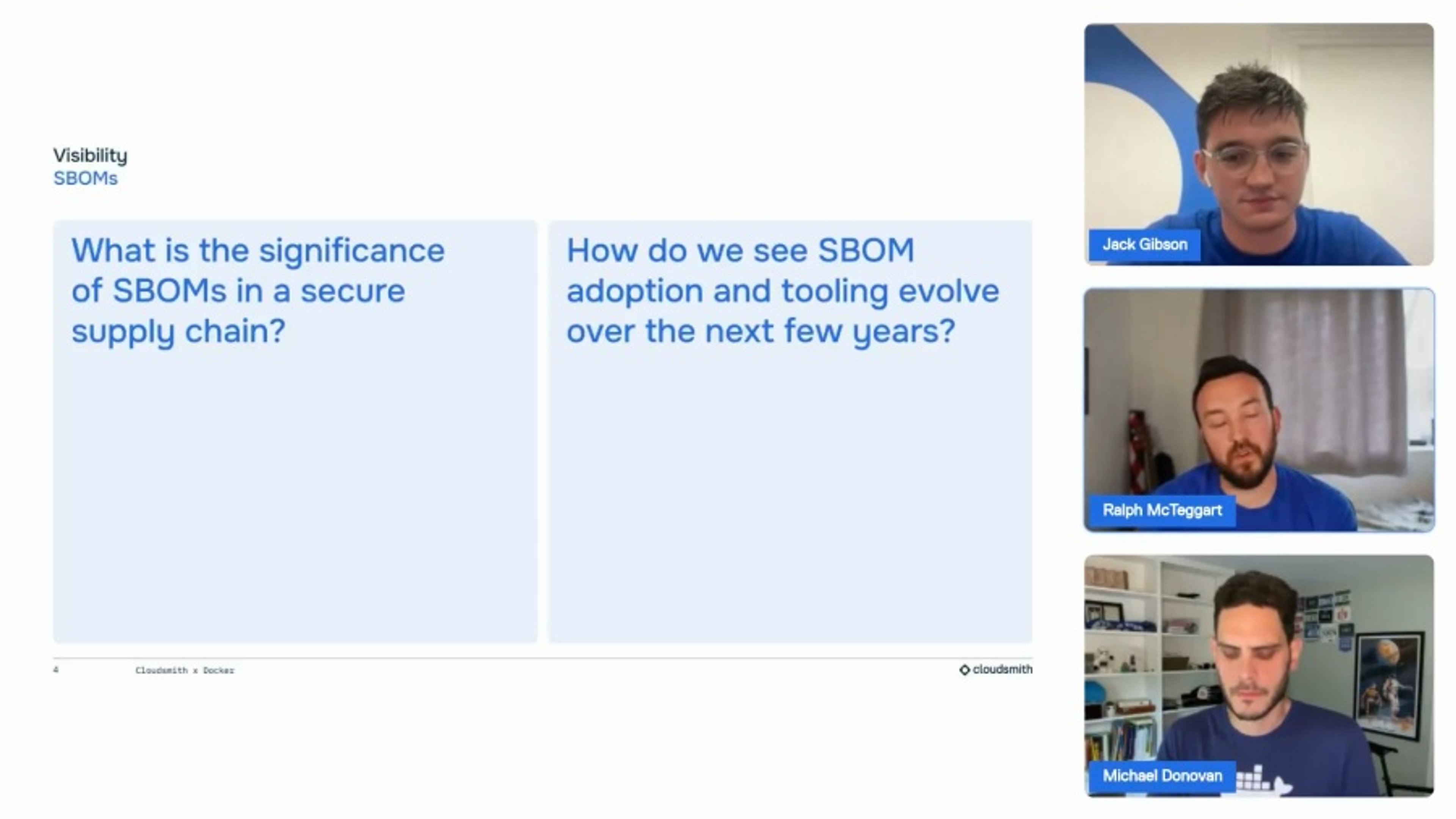 Using SBOMs and Establishing Provenance