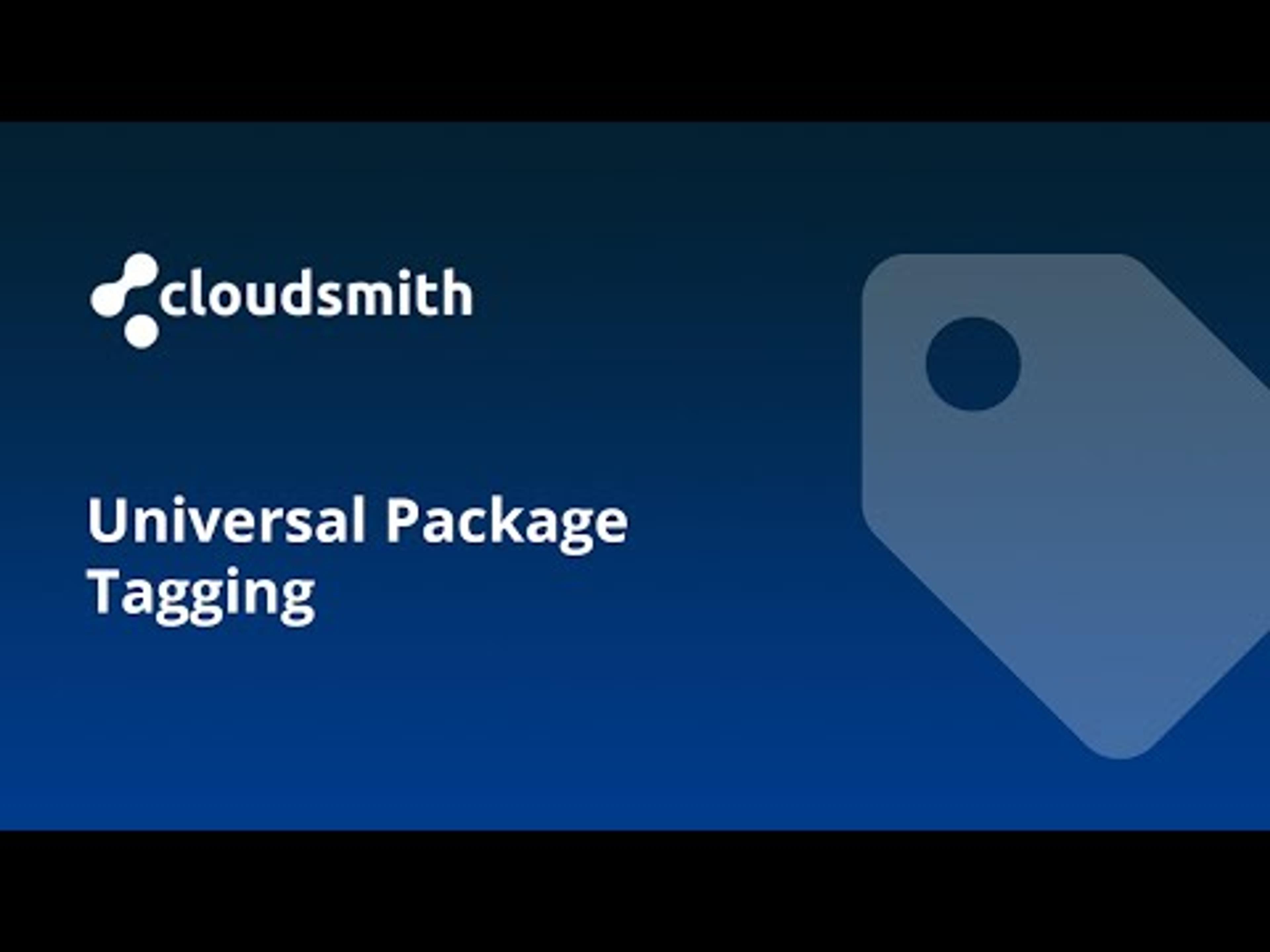 Universal Package Tags