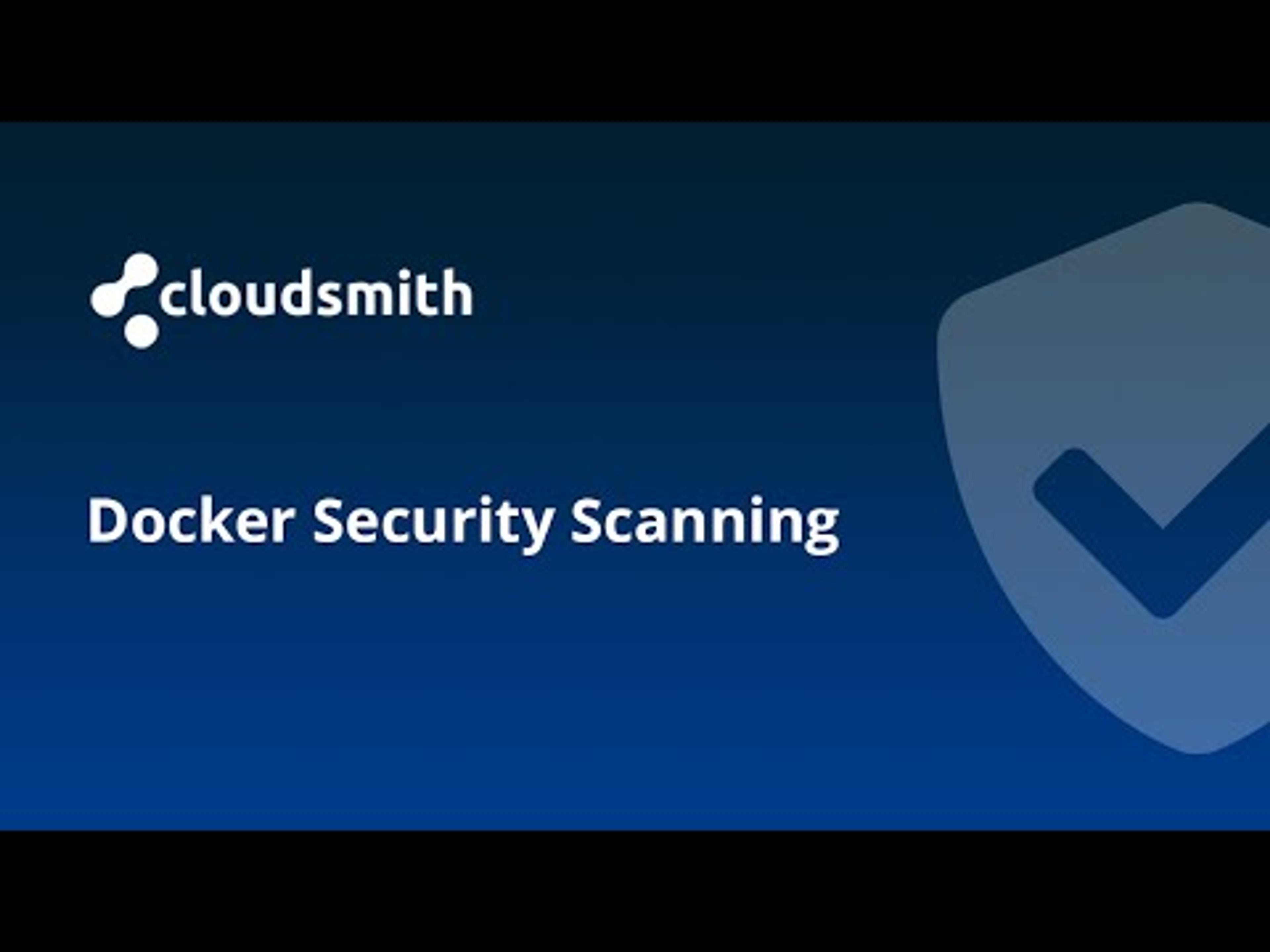 Docker Security Scanning