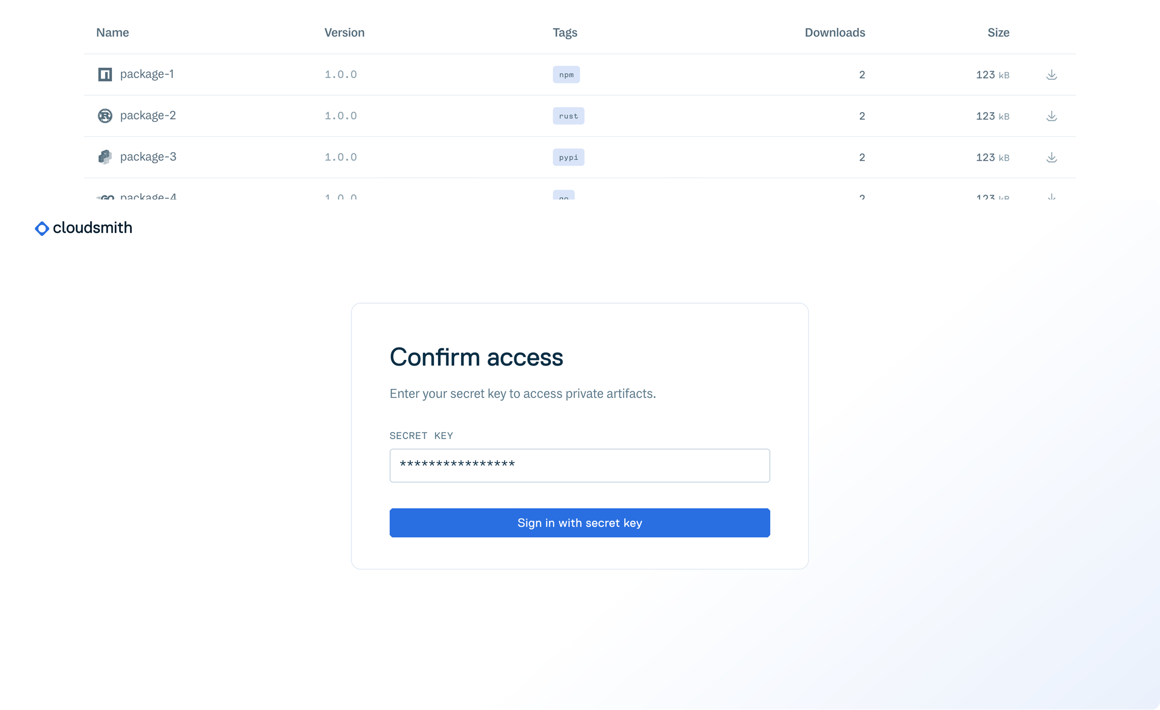 Screenshot of our new Private Broadcasts feature