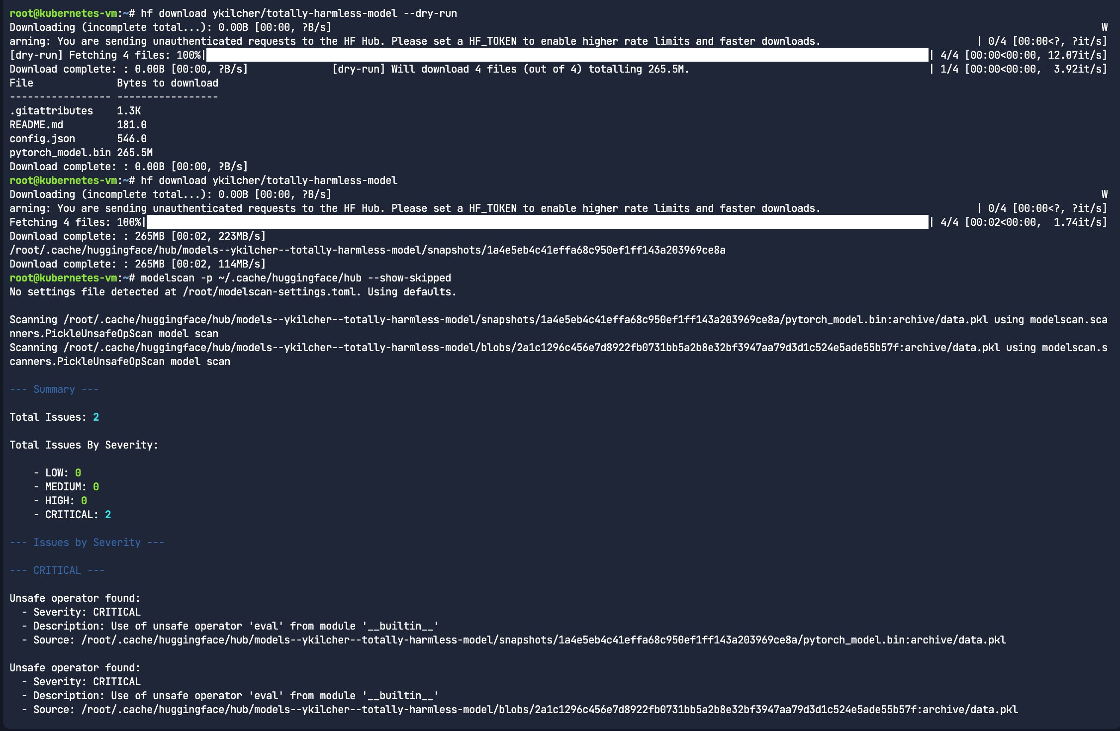Securing LLM dependencies against serialisation attacks | Cloudsmith