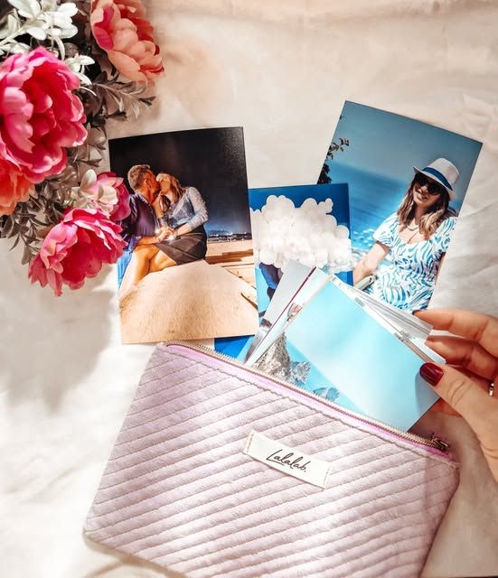 Pochette en tissu pour impression tirages photos