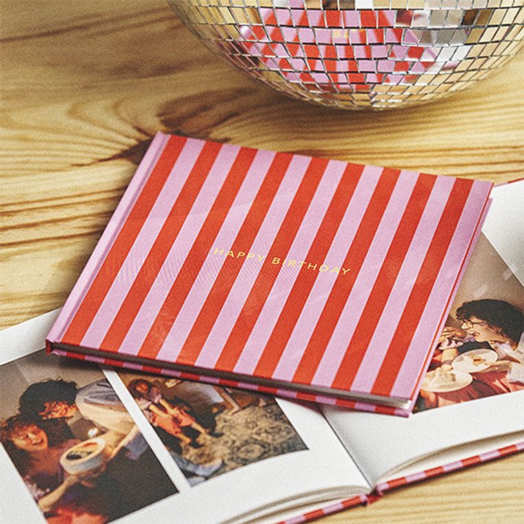 Grand Livre Photo carré anniversaire