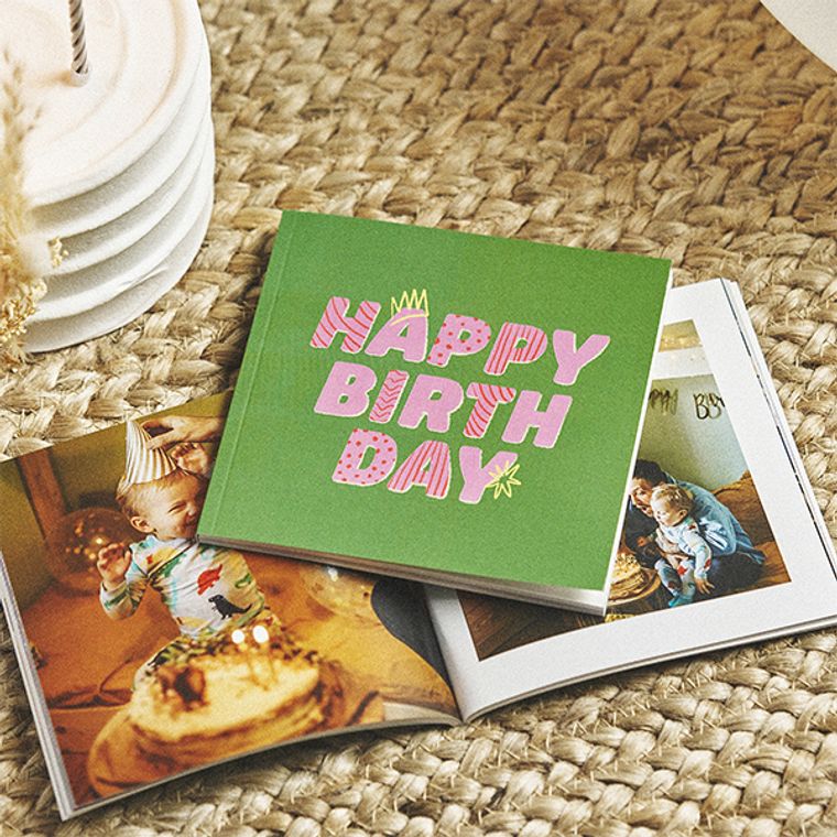 Mini Livre Photo carré anniversaire