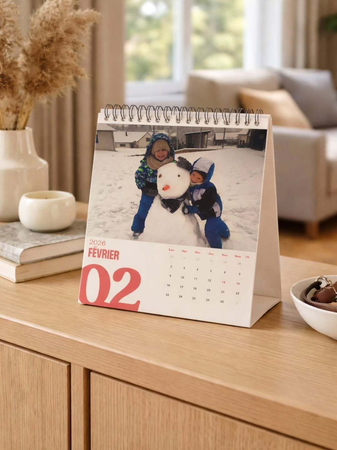 calendrier personnalisé pour bureau