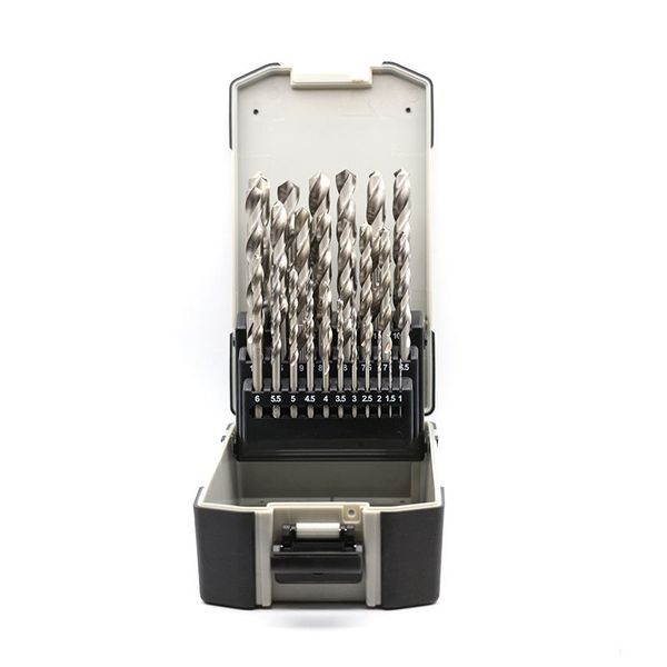 Industrial 25-Piece HSS Twist Drill Bit Set (1.0-13.0mm, Index Case) – OEM