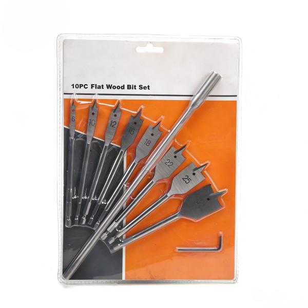 Hex Shank Wood Spade Drill Bit Set – Custom Packaging & OEM