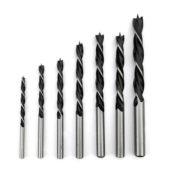 Roll Forged Brad Point Wood Drills