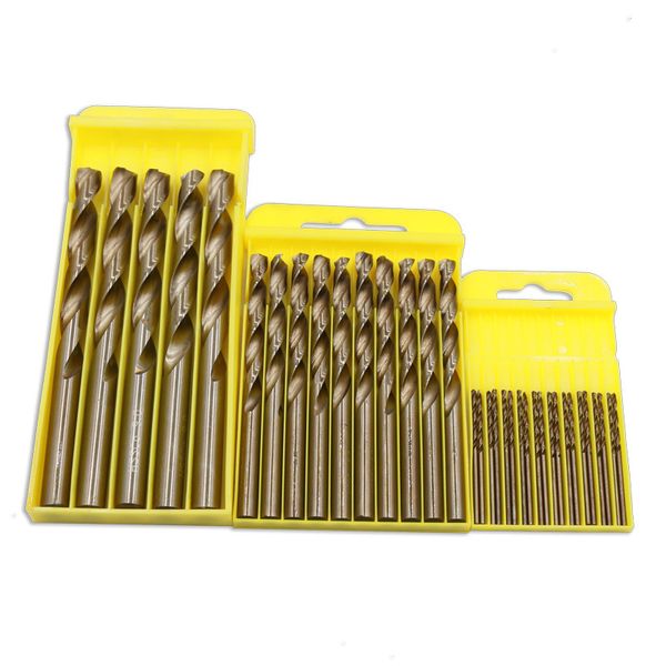Industrial M35 Cobalt HSS Twist Drill Bits (DIN338, Straight Shank) – OEM