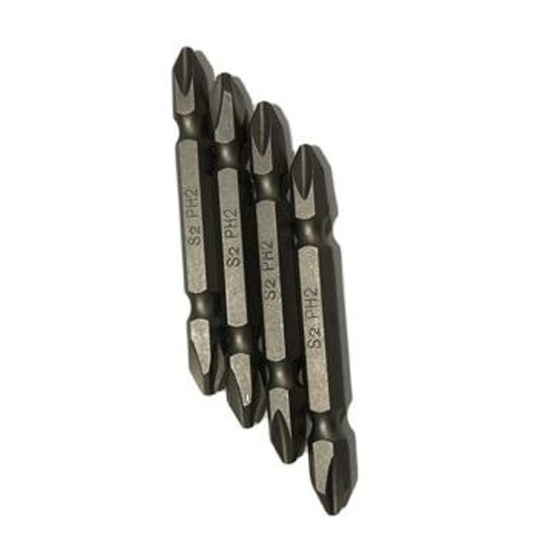 Industrial 10-Piece 65mm S2 Double-Ended PH2 Bit Set – OEM