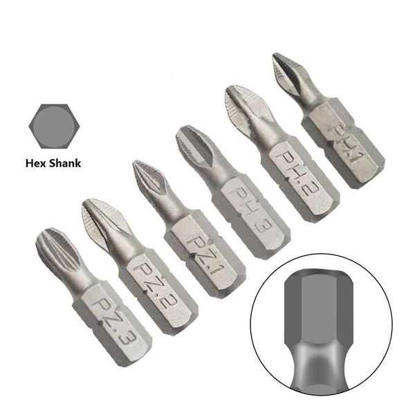 Industrial S2 Anti-Slip Phillips Power Bit Set (PH2, Magnetic) – OEM