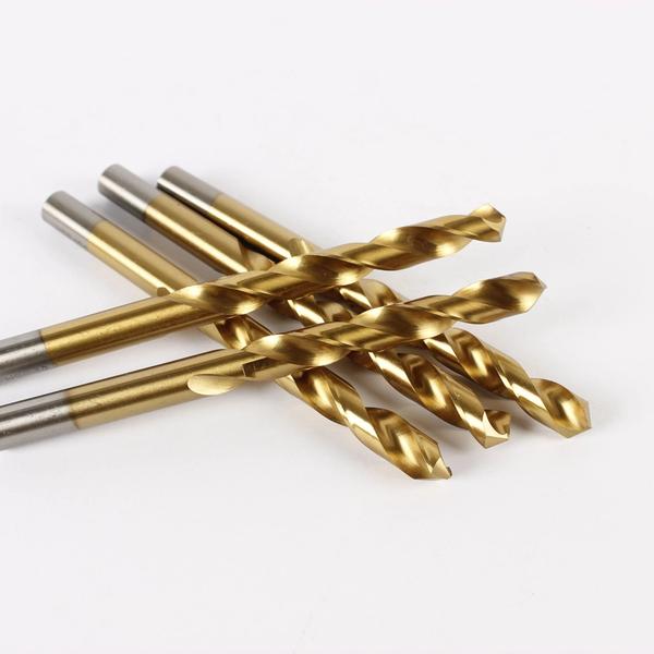 Industrial Titanium Coated HSS Twist Drill Bits (DIN338, Metric Sizes) – OEM