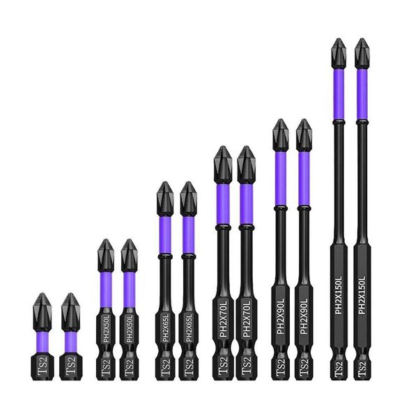 Industrial Impact-Rated S2 Anti-Slip PH2 Power Bit – OEM