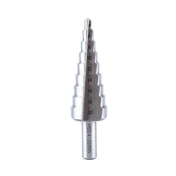 Premium Fully Ground HSS Step Drill Bit – Straight Flute for Tube & Sheet Fabrication