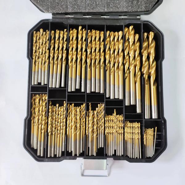 Industrial 99-Piece Titanium HSS Drill Bit Master Set (Metal Case) – OEM