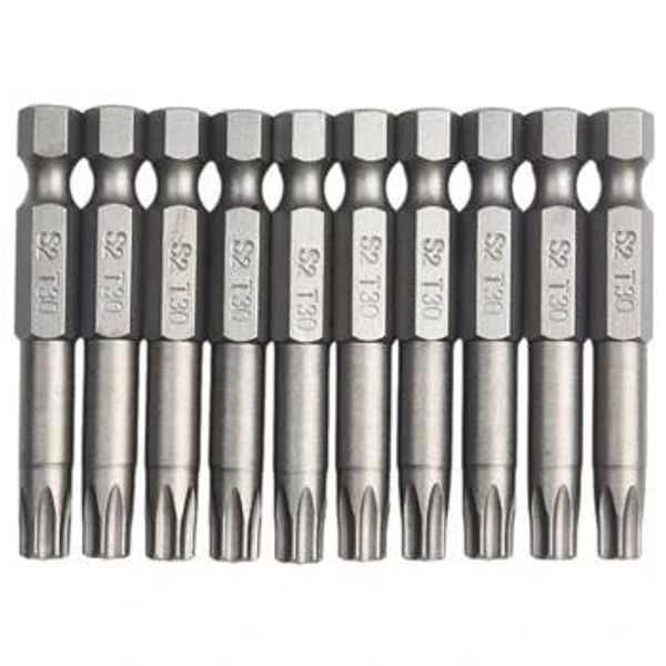 Industrial Round Shank Torx Power Bit Set (S2 Steel, 4mm/5mm) – OEM