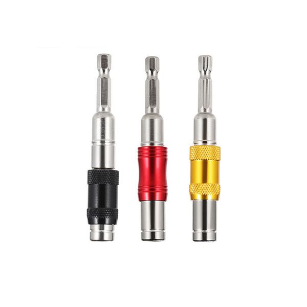 Industrial 1/4" Hex Pivoting Magnetic Bit Holder (20° Swivel & Straight Mode)