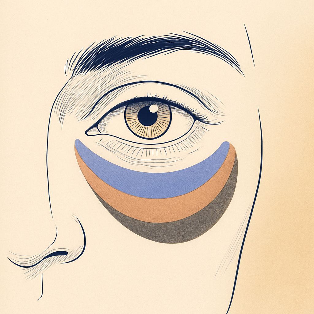 Mixed-type under-eye