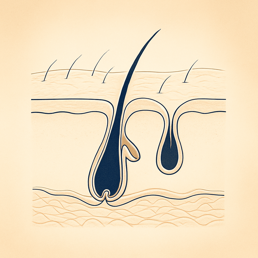 Enlarged pores