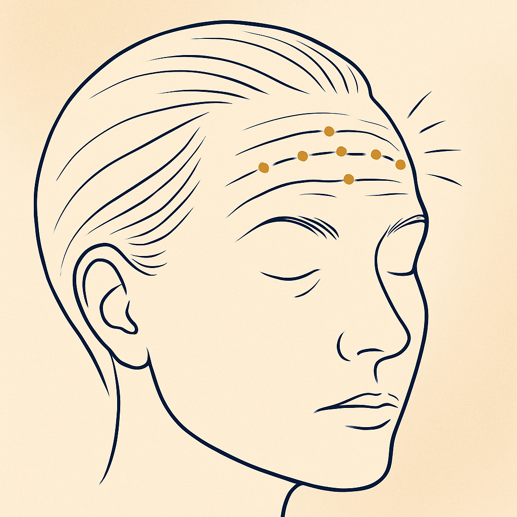 Forehead lines