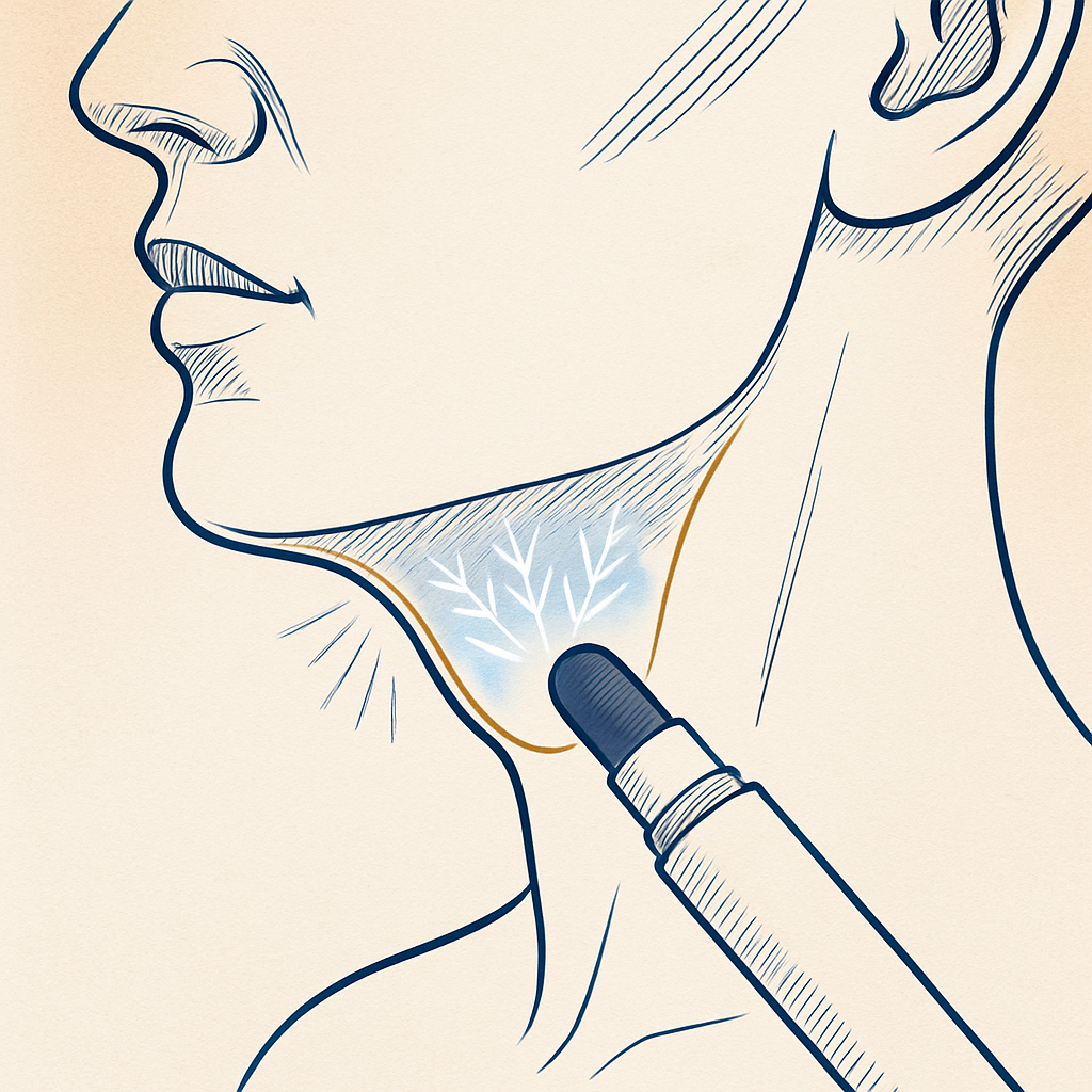 Double chin fat freezing