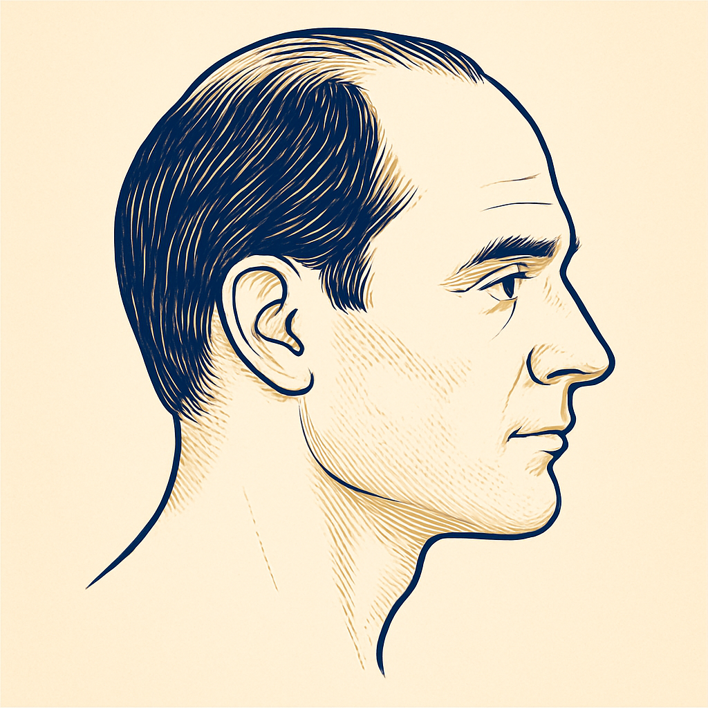 Receding hairline (men)