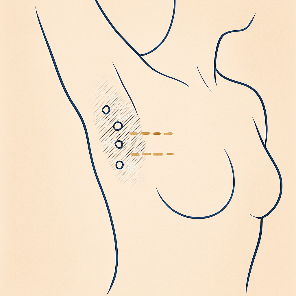 Underarm whitening