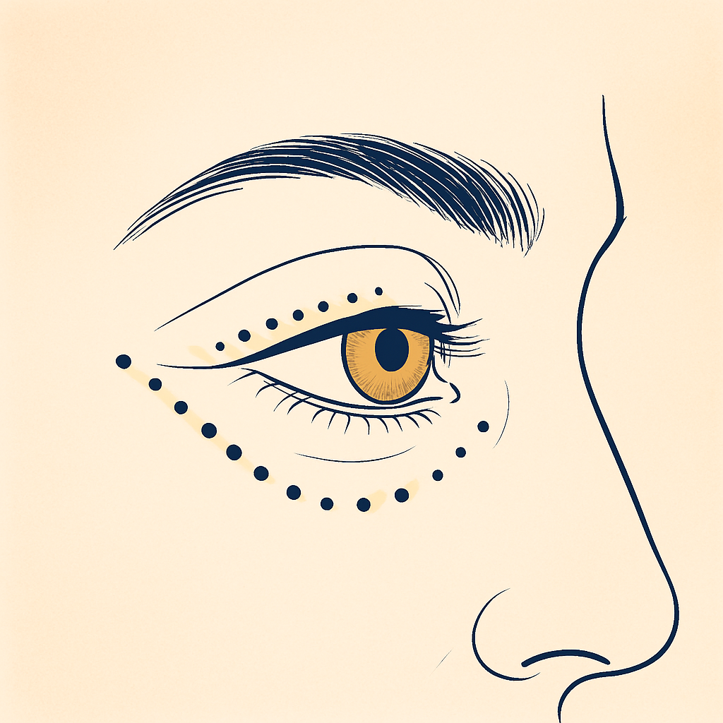 Eye area