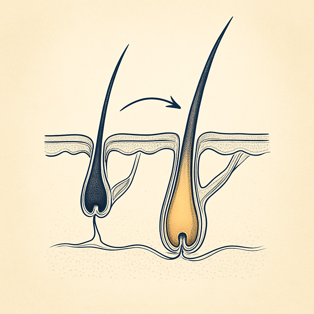 Stress-related telogen effluvium