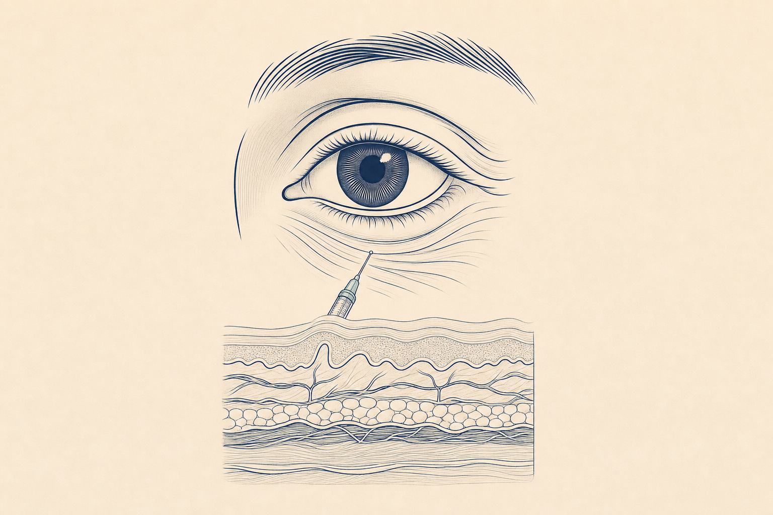 Fine lines under-eye