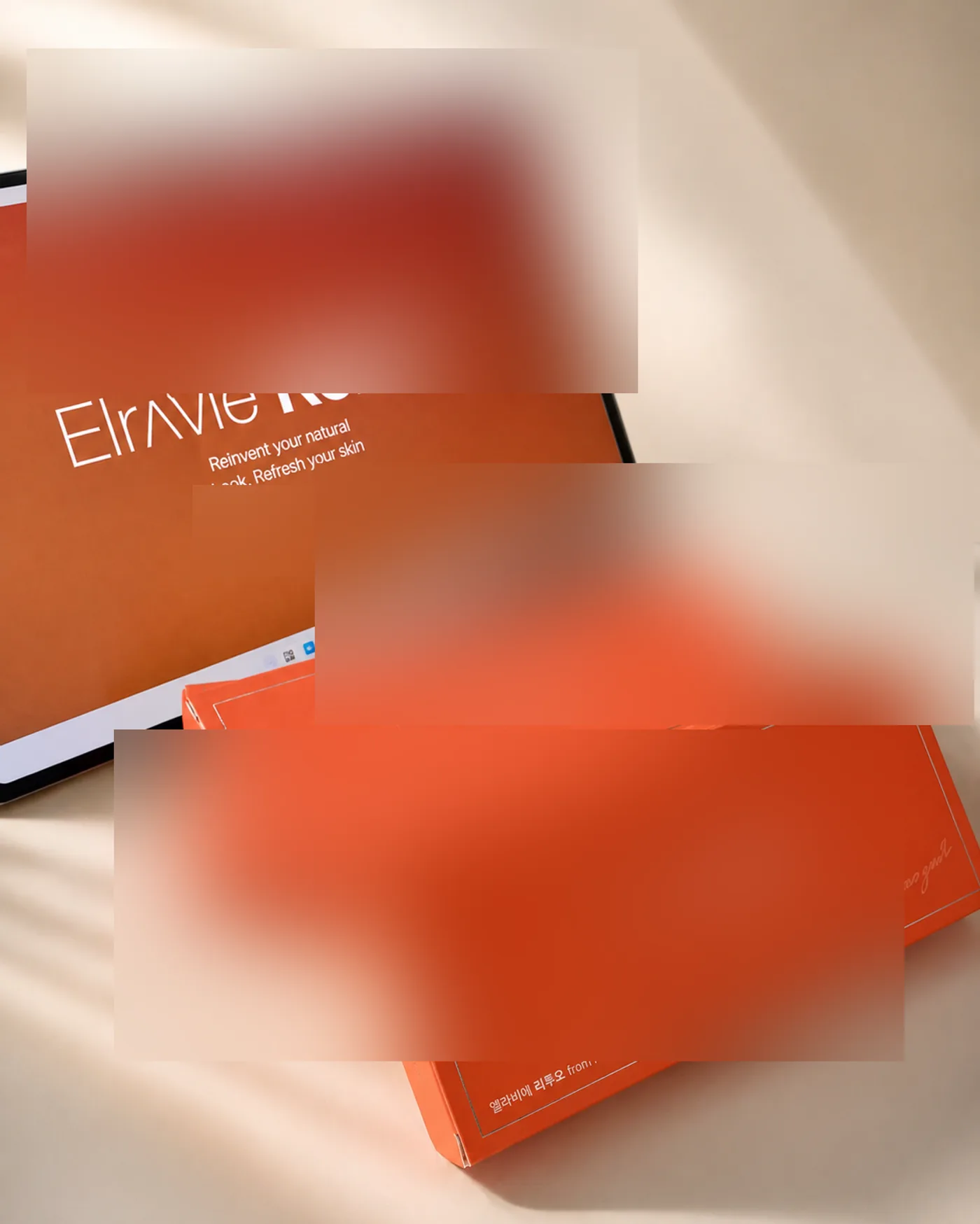 ECM skin booster product, brand text obscured per HCSA convention