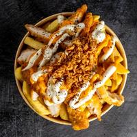 Crispy Chicken Loaded Fries