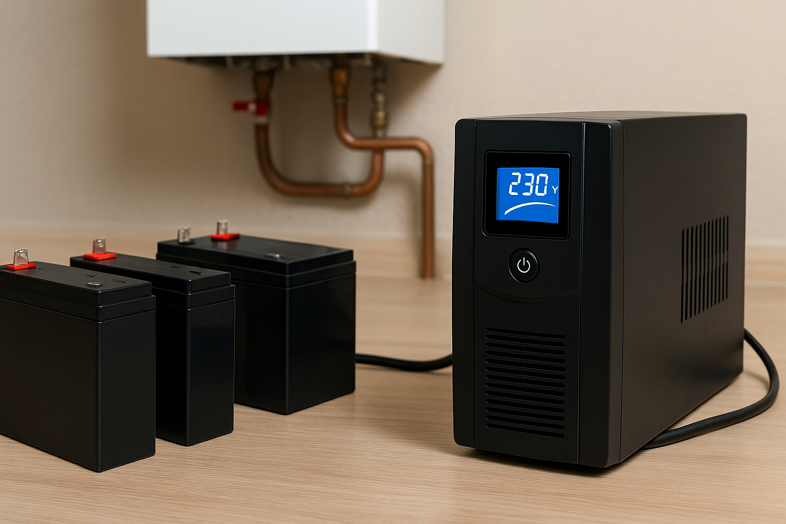 Baterii externe pentru UPS la centrală: alegere și dimensionare